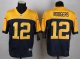 nike green bay packers #12 rodgers yellow and blue limited jerse
