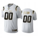 Los Angeles Chargers Custom White Golden Limited Jersey