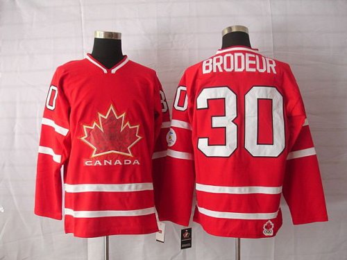 Hockey Jerseys team canada #30 brodeur 2010 olympic red