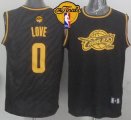 nba cleveland cavaliers #0 kevin love black precious metals fashion the finals patch stitched jerseys