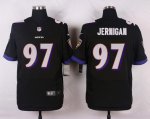 nike baltimore ravens #97 jernican black elite jerseys