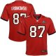 Football Tampa Bay Buccaneers #87 Rob Gronkowski Red Super Bowl LV Jersey