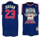 NBA 1992 All-Star #23 Michael Jordan Blue Swingman Throwback Jersey