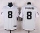nike oakland raiders #8 fajardo white elite jerseys