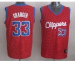 nba los angeles clippers #33 granger red leopard print [2014 new