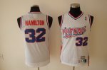 Basketball Jerseys detroit pistons #32 hamilton white(fans editi