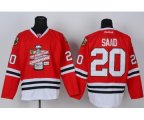 nhl chicago blackhawks #20 saad red [new 2013 stanley cup champi