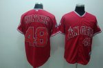 Baseball Jerseys los angeles angels #48 hunter red(cool base)