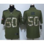 nike nfl dallas cowboys #50 sean lee green salute to service limited jerseys
