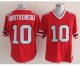 nfl atlanta falcons #10 bartkowski red jerseys [m&n]