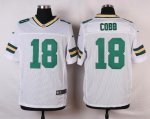 nike green bay packers #18 cobb white elite jerseys