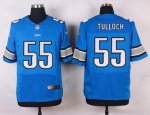 nike detroit lions #55 tulloch elite blue jerseys