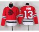 youth nhl jerseys chicago blackhawks #13 punk red[the skeleton h