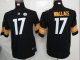 nike youth nfl pittsburgh steelers #17 wallace black jerseys