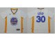 NBA Golden State Warrlors #30 Stephen Curry White Short Sleeve S