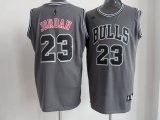 nba chicago bulls #23 jordan grey jerseys