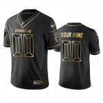 2019 Tampa Bay Buccaneers Custom Black Golden Edition Vapor Untouchable Limited Jersey - Men's