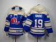 youth nhl quebec nordiques #19 sakic cream-blue [pullover hooded