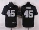 nike oakland raiders #45 reece black elite jerseys