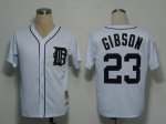 Baseball Jerseys detroit tigers #23 gibson m&n white 1984