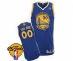 Youth Adidas Golden State Warriors Customized Authentic Royal Blue Road 2017 The Finals Patch NBA Jersey