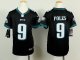 nike youth nfl philadelphia eagles #9 foles black jerseys