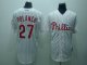 Baseball Jerseys philadelphia phillies #27 polanco white(red str