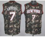 nba new york knicks #7 anthony camo jerseys