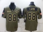 Mens Football Dallas Cowboys #88 CeeDee Lamb Olive 2021 Salute To Service Limited Jersey