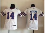 Youth Nike Buffalo Bills #14 Sammy Watkins White jerseys