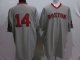 Baseball Jerseys boston red sox #14 jim rice 1975 m&n grey