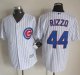 mlb jerseys Chicago Cubs #44 Rizzo White Strip New Cool Base Sti