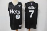Brooklyn Nets #7 Kevin Durant Jerseys Black
