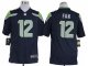 nike nfl seattle seahawks #12 fan blue cheap jerseys [game]