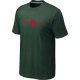 nba houston rockets big & tall primary logo D.green T-Shirt
