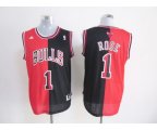 nba chicago bulls #1 rose black and red [strip] [revolution 30 s