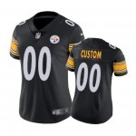Pittsburgh Steelers Custom Black Nike Game Jersey - Women