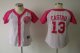 women chicago cubs #13 castro white and pink(2012 new)cheap jers