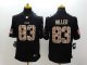 nike nfl pittsburgh steelers #83 miller black salute to service