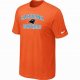Carolina Panthers T-shirts orange