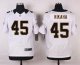 nike new orleans saints #45 kikaha white elite jerseys
