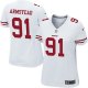 Women San Francisco 49ers #91 Arik Armstead Limited White Custom Nike NFL Jerseys
