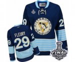 Women's Reebok Pittsburgh Penguins #29 Marc-Andre Fleury Authentic Navy Blue Third Vintage 2017 Stanley Cup Final NHL Jersey
