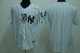 Baseball Jerseys new york yankees blank white(2009 logo)