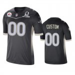 Miami Dolphins Custom Anthracite 2021 AFC Pro Bowl Game Jersey