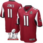 Youth NIKE NFL Atlanta Falcons #11 Julio Jones Red Super Bowl LI Bound Jersey