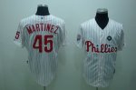 Baseball Jerseys philadelphia phillies #45 martinez white(red st