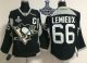 Men Pittsburgh Penguins #66 Mario Lemieux Black Practice 2017 Stanley Cup Finals Champions Stitched NHL Jersey