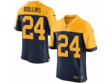 nike nfl green bay packers #24 quinten rollins yellow and blue limited jerseys