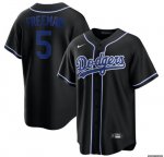 #5 FREEMAN Los Angeles Dodgers Fashion Replica Team Black Stitched Jersey